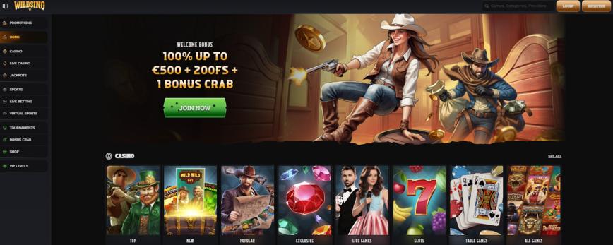 Wildsino Welcome Bonus
